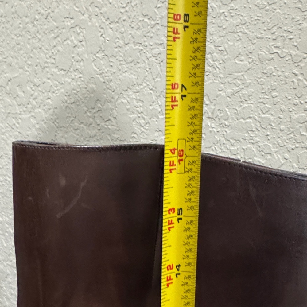 Ralph Lauren Two-Tone Leather Riding Boots - Picture 7 of 7